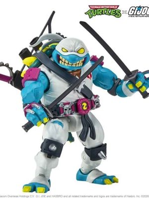 Tortues Ninja x G.I. Joe Crossover Classics - Figurine Slash x Storm Shadow 12 cm - Playmates