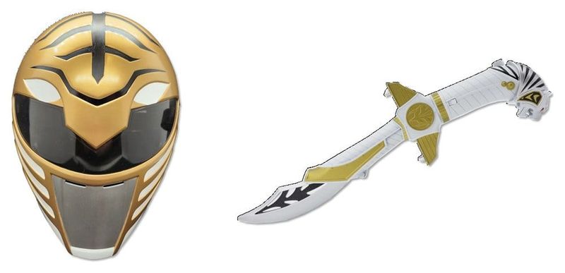 Power Rangers White Ranger Bundle de jeu de rĂŽle - Playmates Power Rangers White Ranger Bundle de jeu de rĂŽle - Playmates