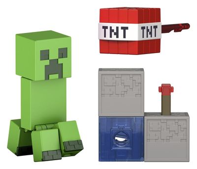 Minecraft - Figurine Creeper 8 cm - Mattel