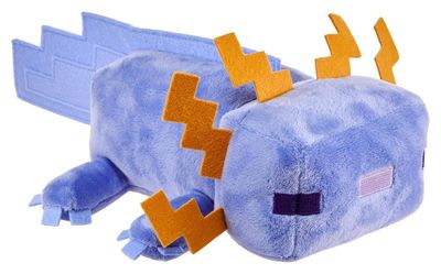 Minecraft - Peluche Axolotl Bleu 20 cm - Mattel