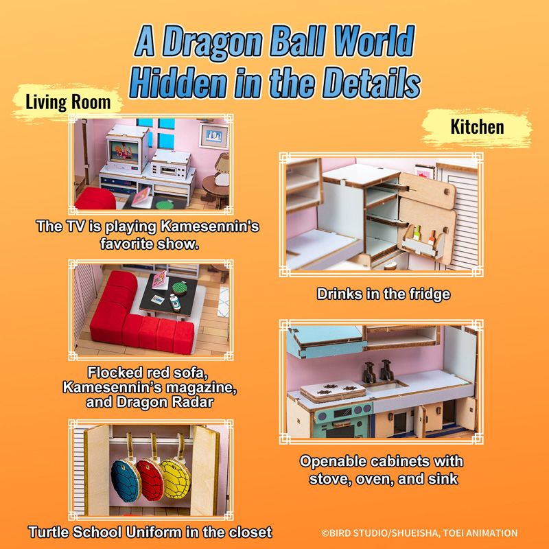 Dragon Ball - Wooden Kit Kame House - Puremind