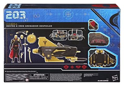 G.I. Joe Classified Series - Pack Figurine et véhicule #203 Destro & Iron Grenadier Despoiler 15 cm - Hasbro