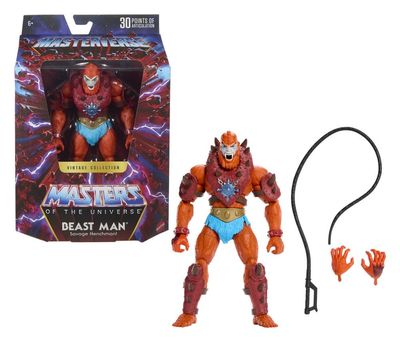 Masters of the Universe Masterverse - Figurine Vintage Collection: Beast Man 18 cm - Mattel
