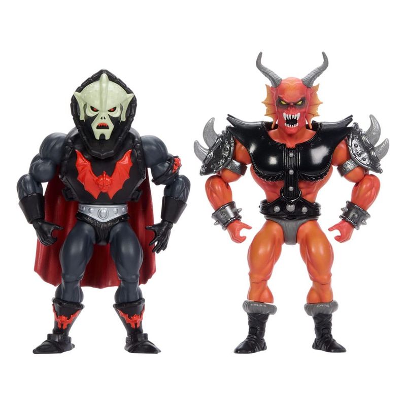 Masters of the Universe x Stranger Things Origins - Pack 2 figurines Hordak &amp; Hellfire-Man 14 cm - Mattel