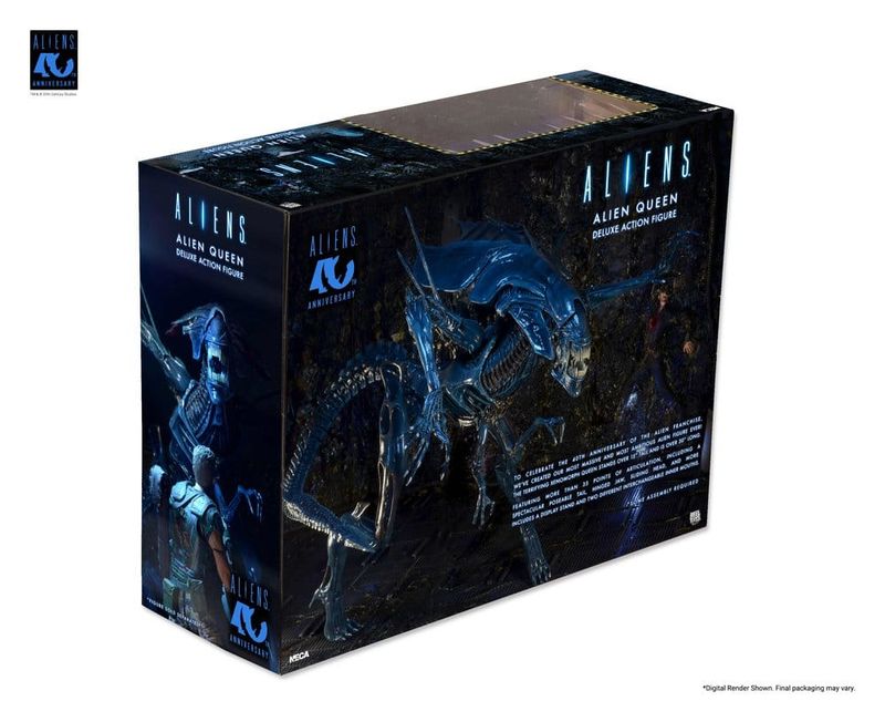 Aliens - Figurine Ultra Deluxe Alien Queen (40th Anniversary) 38 cm - NECA