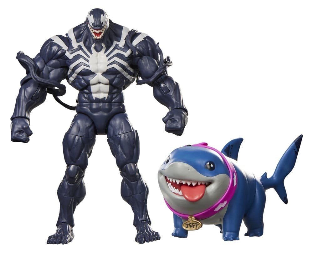 Marvel Rivals - Pack 2 figurines Marvel Legends Venom &amp; Jeff the Land Shark 15 cm - Hasbro