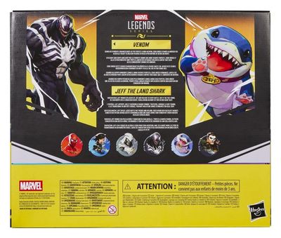 Marvel Rivals - Pack 2 figurines Marvel Legends Venom &amp; Jeff the Land Shark 15 cm - Hasbro