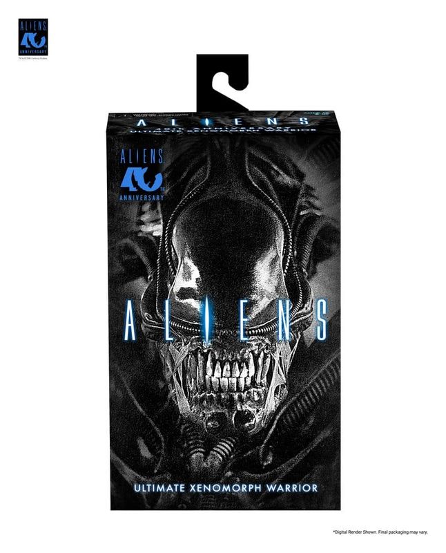 Aliens - Figurine Ultimate Warrior (1986) Xenomorph Black (40th Anniversary) 23 cm - NECA