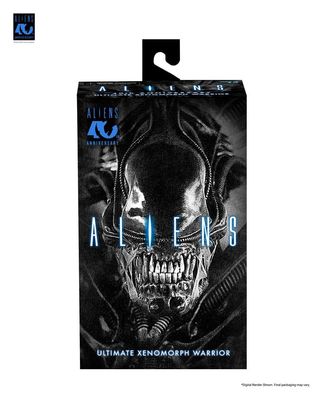 Aliens - Figurine Ultimate Warrior (1986) Xenomorph Black (40th Anniversary) 23 cm - NECA