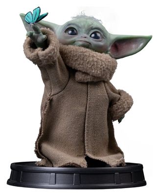 The Mandalorian &amp; Grogu - Grogu Collection - Statuette Grogu Butterfly Wonder - Iron Studios