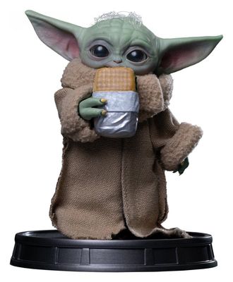 The Mandalorian &amp; Grogu - Grogu Collection - Statuette Grogu Food Cart Snack - Iron Studios