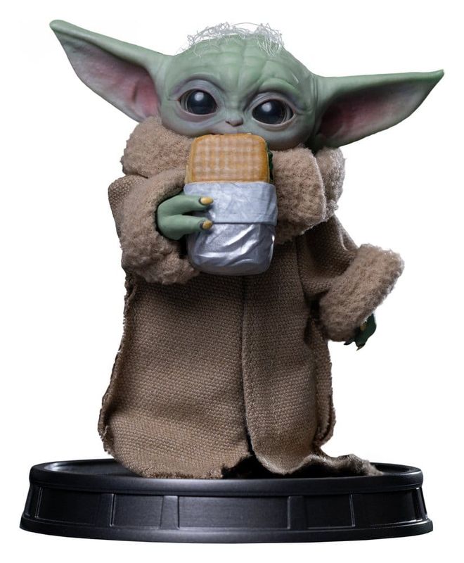 The Mandalorian &amp; Grogu - Grogu Collection - Statuette Grogu Food Cart Snack - Iron Studios
