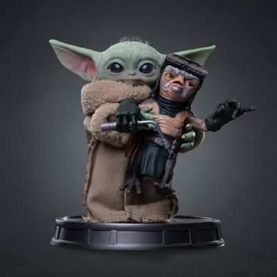 The Mandalorian &amp; Grogu - Grogu Collection - Statuette Grogu No Squeezy - Iron Studios
