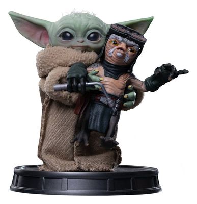 The Mandalorian &amp; Grogu - Grogu Collection - Statuette Grogu No Squeezy - Iron Studios