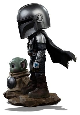 The Mandalorian &amp; Grogu - Figurine MiniCo The Mandalorian and Grogu - Iron Studios