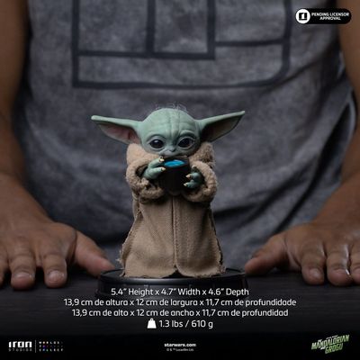 The Mandalorian &amp; Grogu - Grogu Collection - Statuette Grogu Always Hungry - Iron Studios