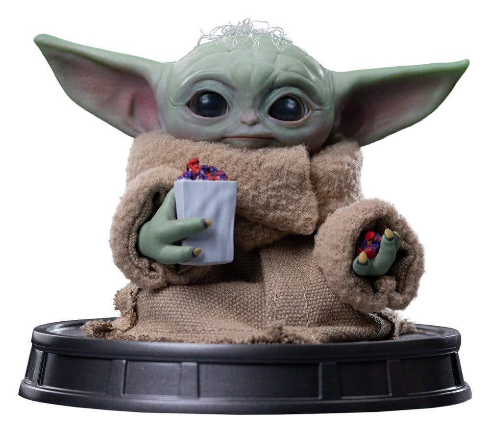 The Mandalorian &amp; Grogu - Grogu Collection - Statuette Grogu Popcorn Time - Iron Studios