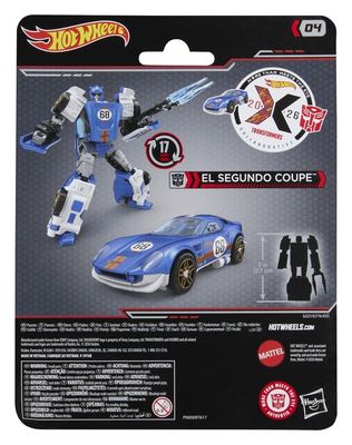 Transformers x Hot Wheels - Deluxe Class - Figurine El Segundo Coupe 13 cm - Hasbro