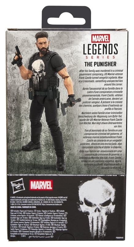 The Punisher Marvel Legends - Figurine The Punisher 15 cm - Hasbro