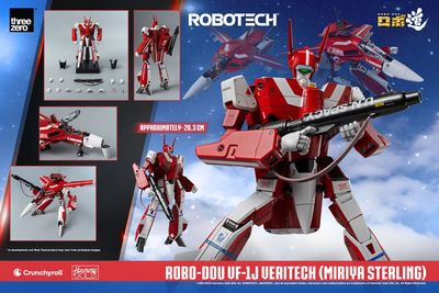 Robotech - Figurine ROBO-DOU VF-1J Veritech (Miriya Sterling) 20 cm - ThreeZero