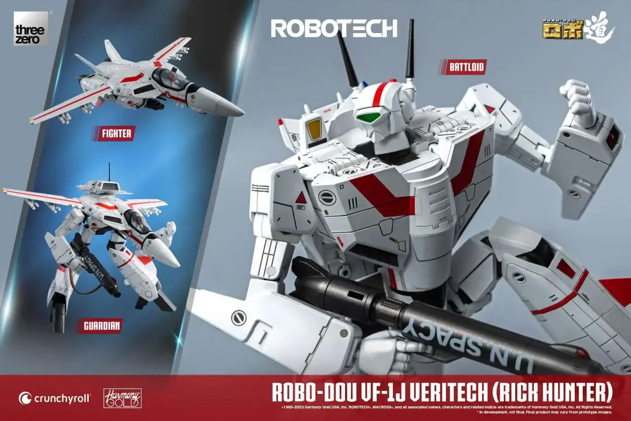 Robotech - Figurine ROBO-DOU VF-1J Veritech (Rick Hunter) 20 cm - ThreeZero