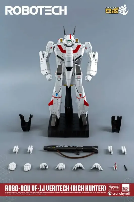 Robotech - Figurine ROBO-DOU VF-1J Veritech (Rick Hunter) 20 cm - ThreeZero