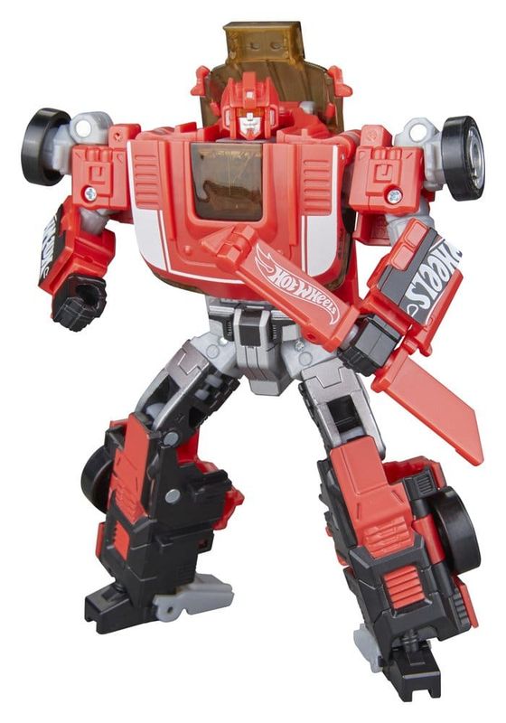 Transformers x Hot Wheels - Deluxe Class - Figurine GT-Scorcher 13 cm - Hasbro