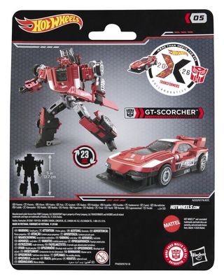 Transformers x Hot Wheels - Deluxe Class - Figurine GT-Scorcher 13 cm - Hasbro