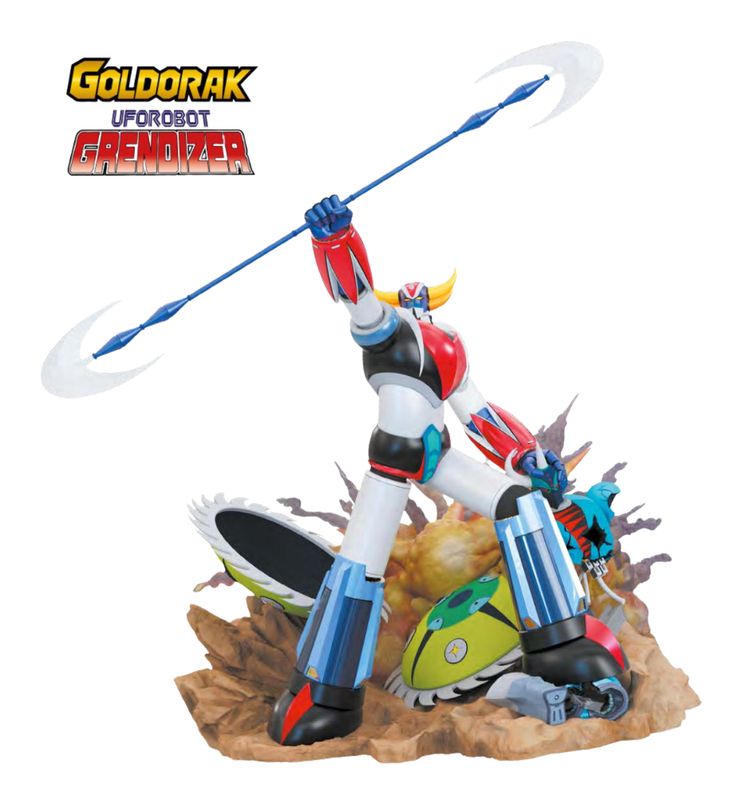 Goldorak - Diorama Goldorak vs Gin Gin 25 cm – Plastoy