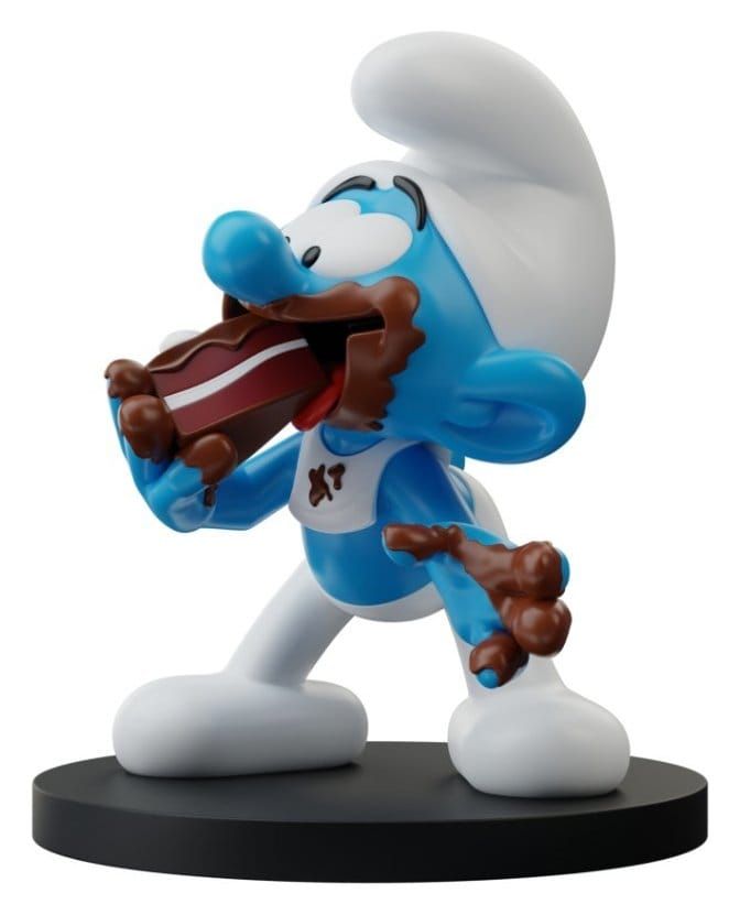 Les Schtroumpfs - Statue Schtroumpf Gourmand 10 cm - Puppy