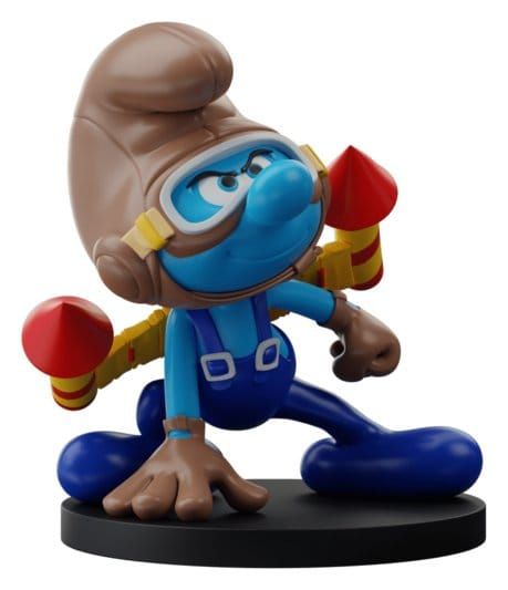 Les Schtroumpfs - Statue Schtroumpf Jetpack 10 cm - Puppy