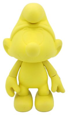 Les Schtroumpfs - Figurine en Vinyle Schtroumpf Jaune 19 cm - Puppy