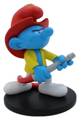 Les Schtroumpfs - Statue Schtroumpf Pompier 12 cm - Puppy