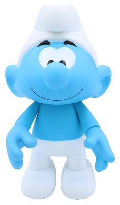 Les Schtroumpfs - Figurine en Vinyle Schtroumpf Blanc et Bleu 19 cm - Puppy