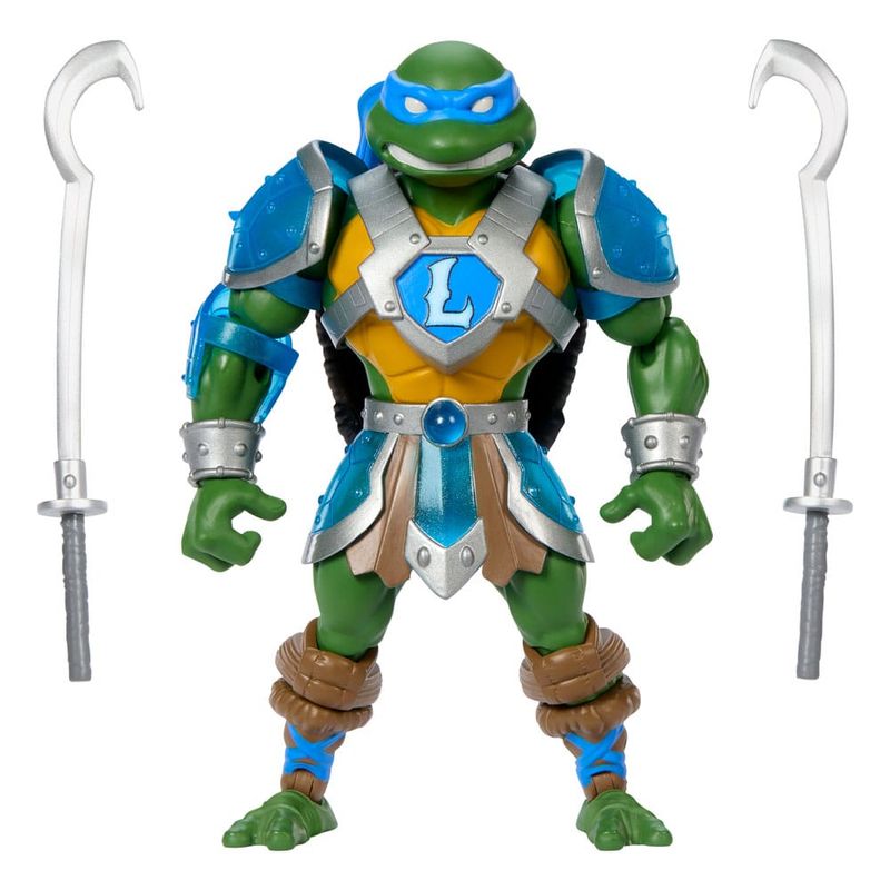 MOTU x TMNT: Turtles of Grayskull - Figurine Leonardo 14 cm - Mattel