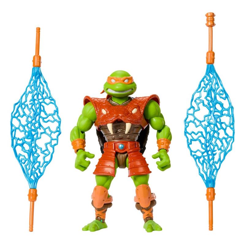 MOTU x TMNT: Turtles of Grayskull - Figurine Michelangelo 14 cm - Mattel