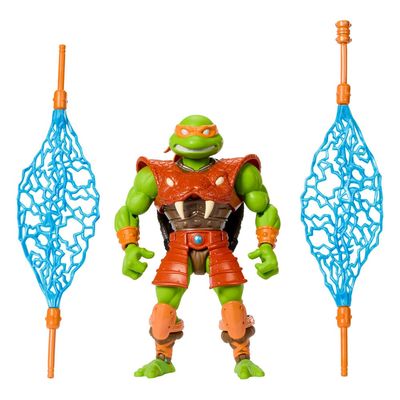 MOTU x TMNT: Turtles of Grayskull - Figurine Michelangelo 14 cm - Mattel