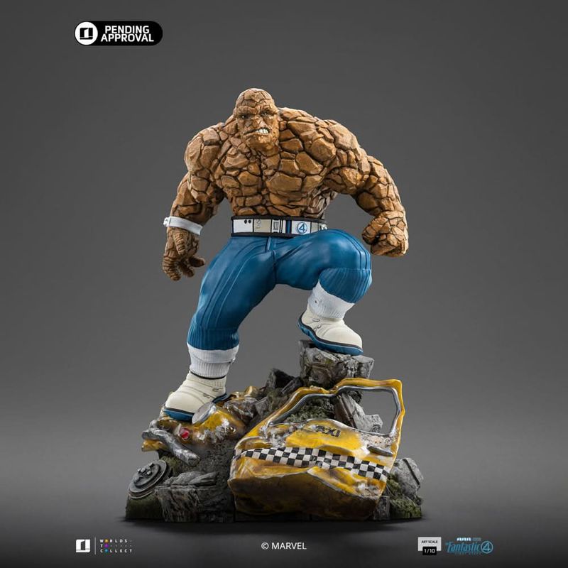 Les Quatre Fantastiques : Premiers Pas - Statue La Chose (Version Exclusive) 1/10 - Iron Studios