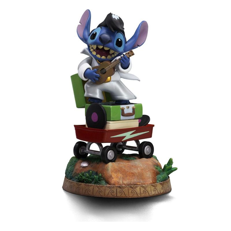 Lilo &amp; Stitch - Statuette Stitch King of Rock 1/10 Art Scale 17 cm - Iron Studios