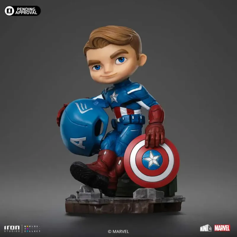 Avengers Infinity Saga - Statue Captain America Minico 14 cm - Iron Studios