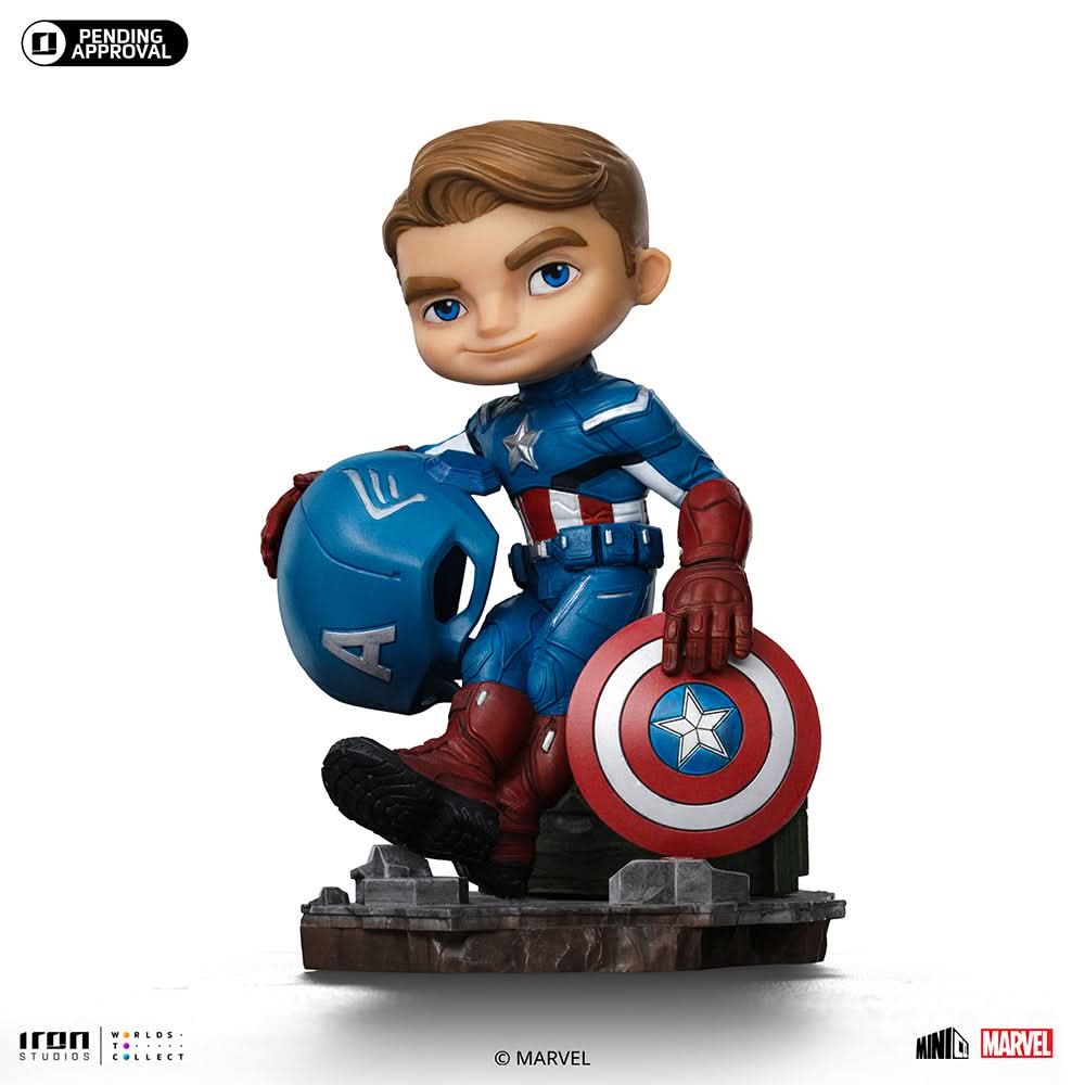 Avengers Infinity Saga - Statue Captain America Minico 14 cm - Iron Studios