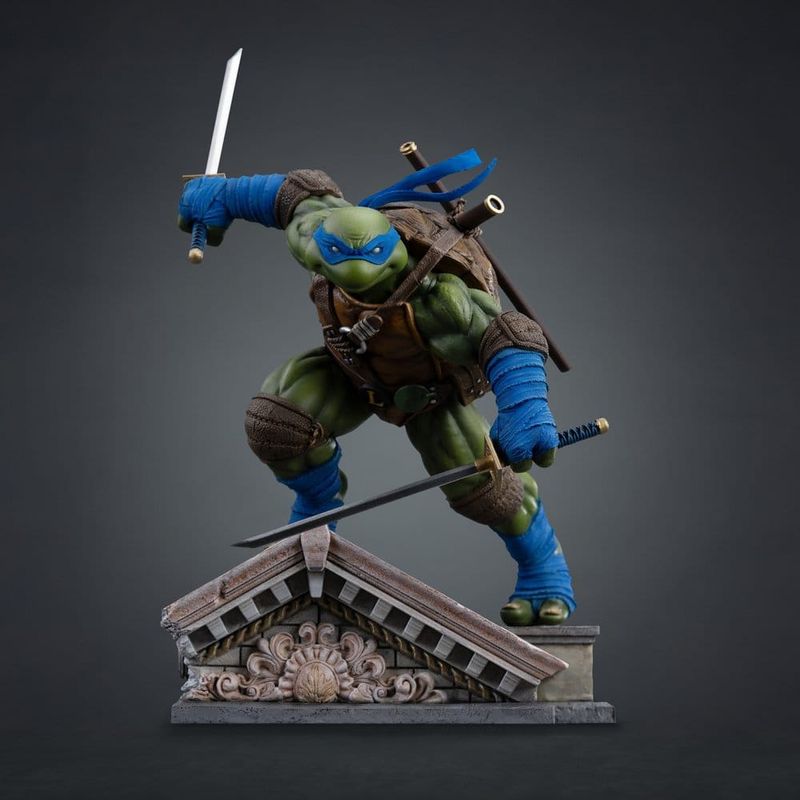 Tortues Ninja - Statuette 1/10 Art Scale Leonardo Unleashed 22 cm - Iron Studios