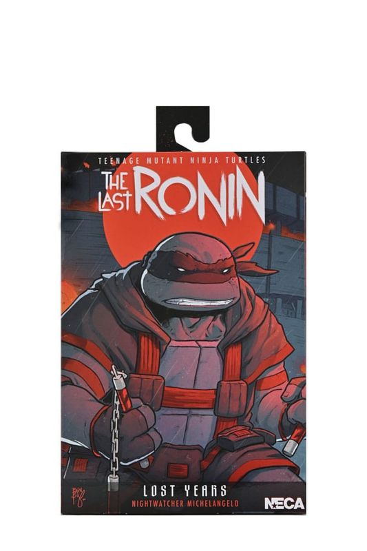 Tortues Ninja (The Last Ronin The Lost Years) - Figurine Michelangelo Nightwatcher 18 cm - NECA