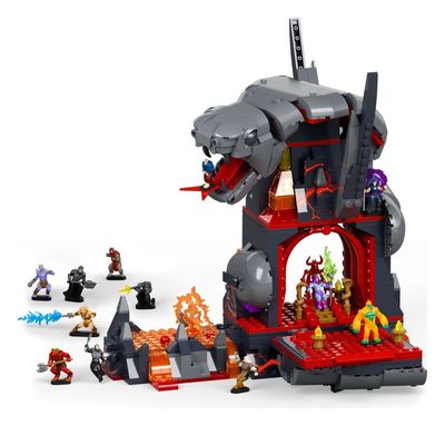 Masters of the Universe Mattel Brick Shop Set de Construction Snake Mountain - Mattel
