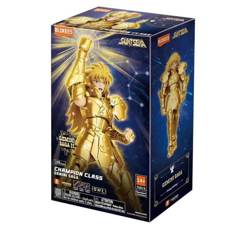 Saint Seiya - Model Kit Champion Class Gemini Saga - Blokees Saint Seiya - Model Kit Champion Class Gemini Saga - Blokees