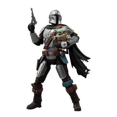 Star Wars Mandalorian - Model Kit Champion Class Din Djarin And Grogu - Blokees