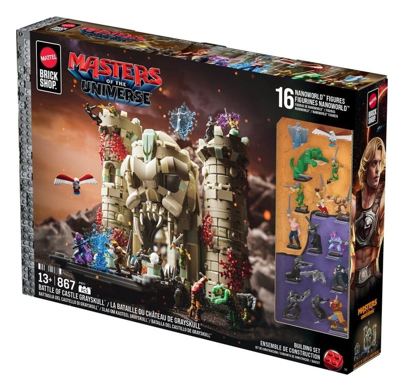 Masters of the Universe - Mattel Brick Shop - Set de Construction Castle Grayskull - Mattel