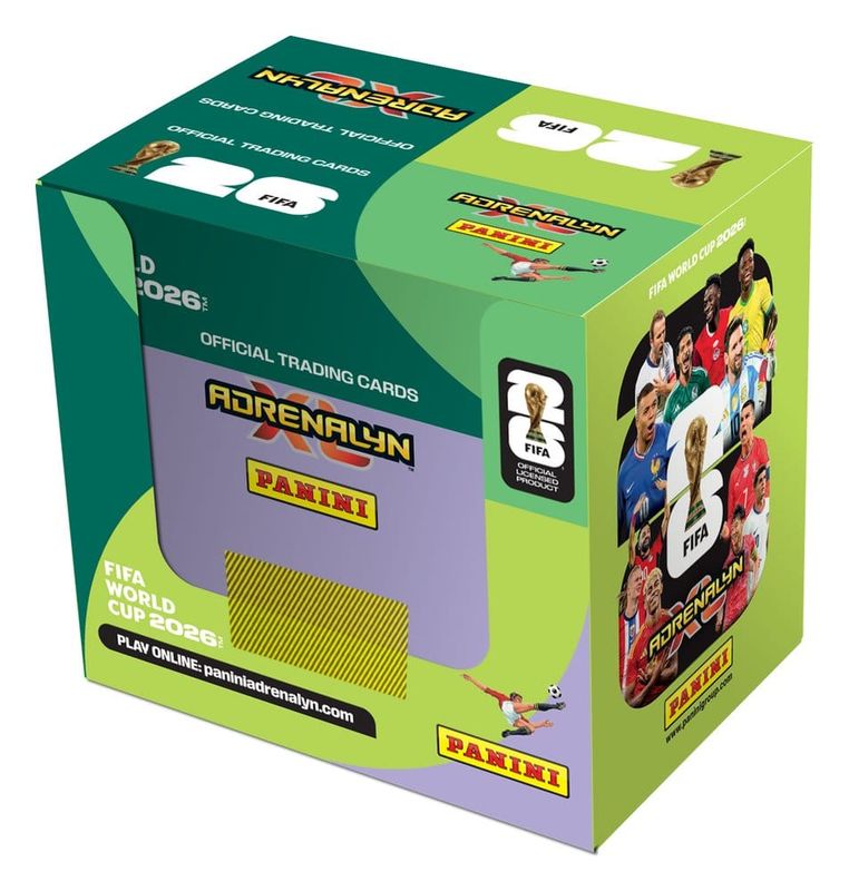 FIFA World Cup 2026 - Cartes à collectionner Adrenalyn XL - Présentoir Flow Pack Box (50) - Panini