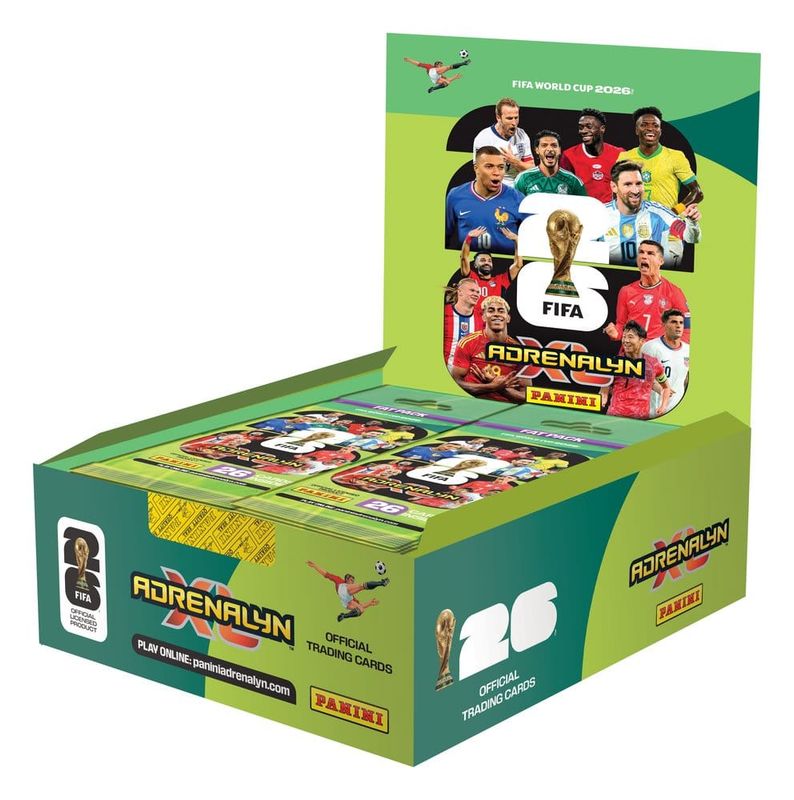 FIFA World Cup 2026 - Cartes à collectionner Adrenalyn XL - Présentoir Fatpack Box (10) - Panini
