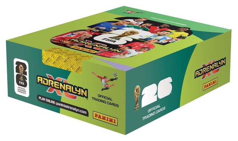 FIFA World Cup 2026 - Cartes à collectionner Adrenalyn XL - Présentoir Fatpack Box (10) - Panini